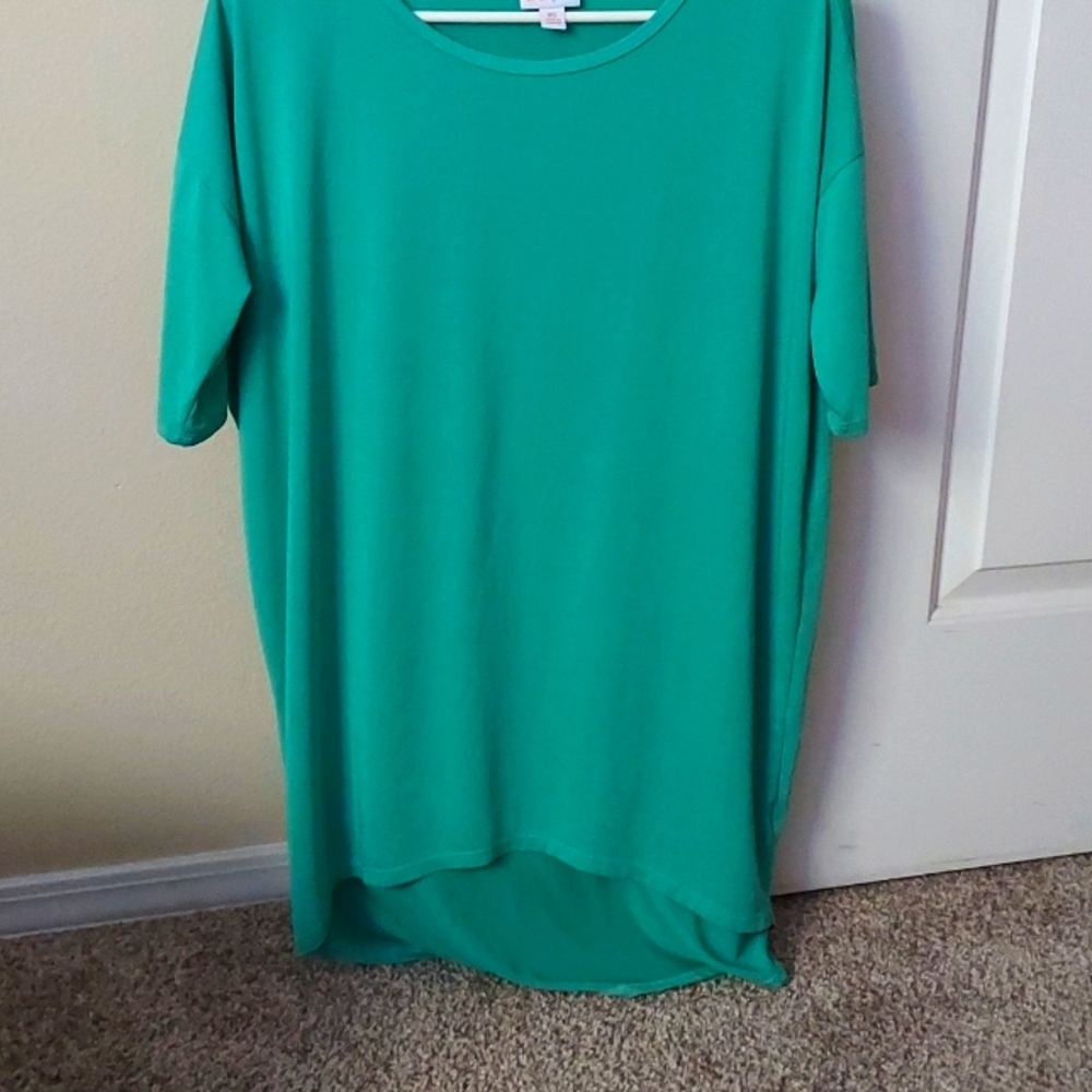 LulaRoe XS shirt, green.